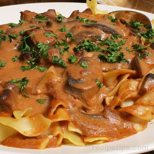 Beef Stroganoff