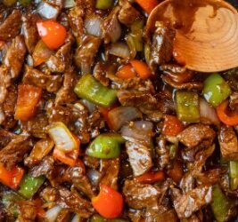 Chinese Beef with Peppers