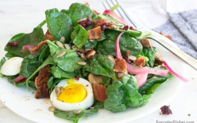 Wilted Spinach Salad