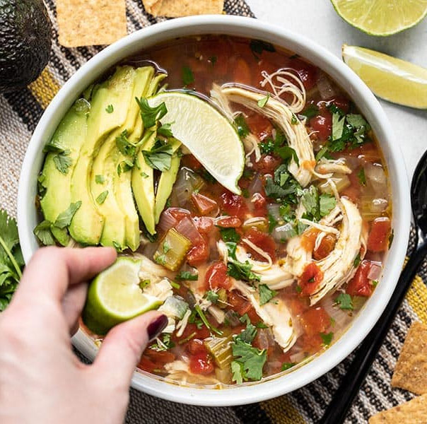 Chicken Tortilla and Lime Soup