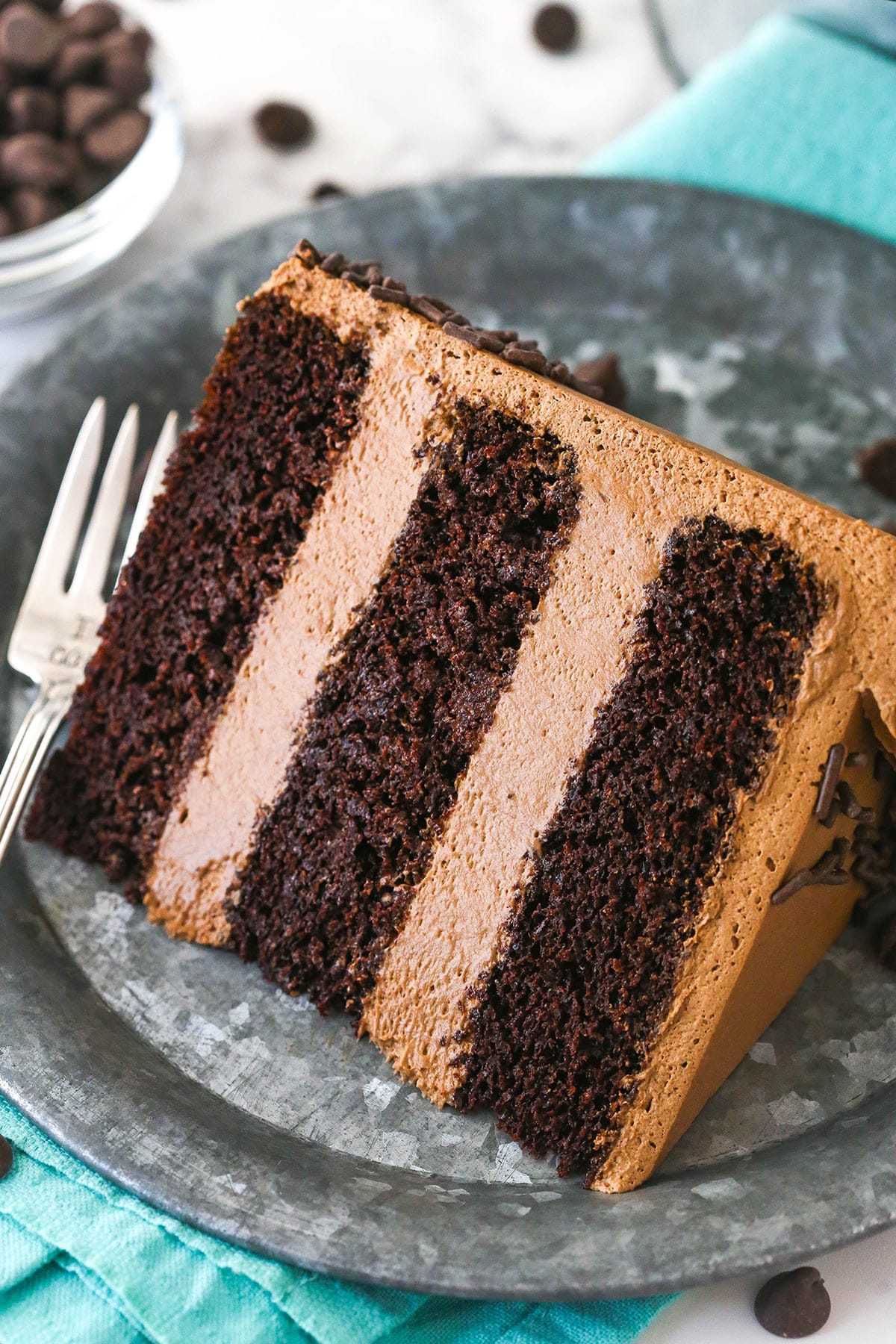 Chocolate Mousse Kahlua Cake